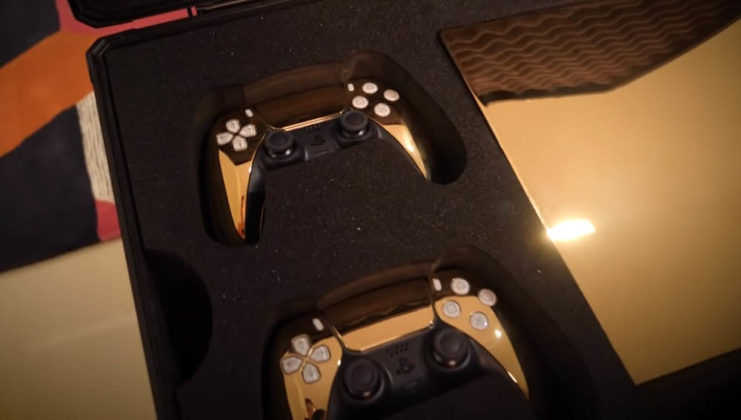 24-Karat Gold-Plated PlayStation 5 Unboxing Video Revealed