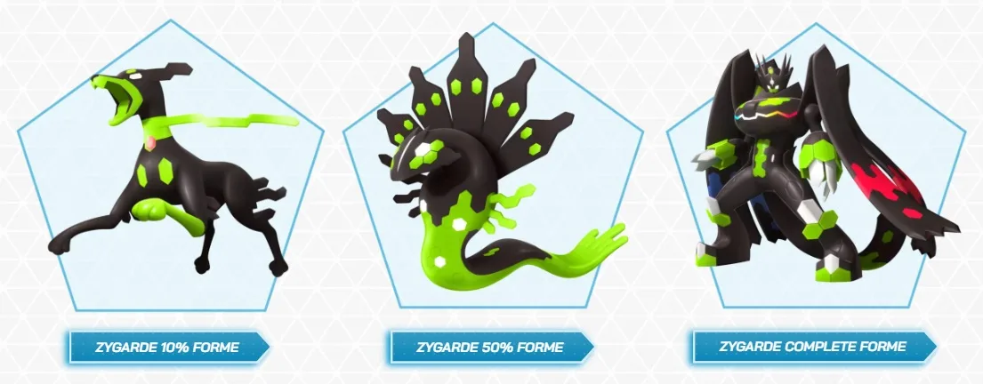 Legendary Pokémon Zygarde