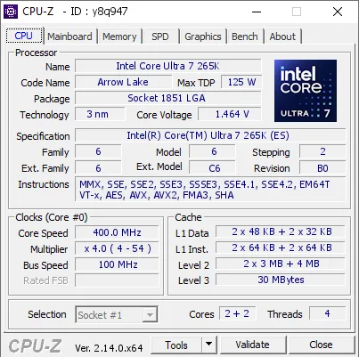 Core Ultra 7 265K