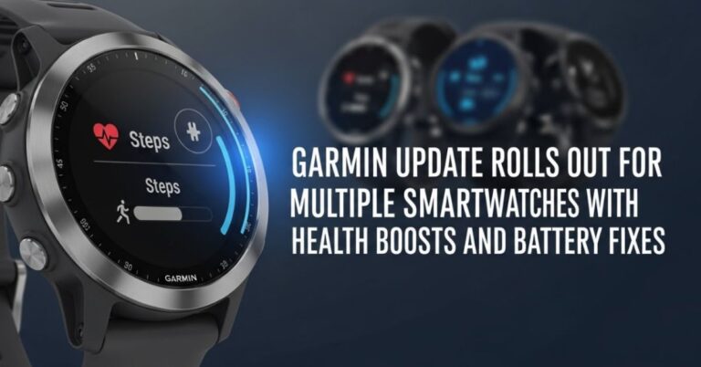 New Garmin Update Rolls Out for Multiple Smartwatches with Health ...